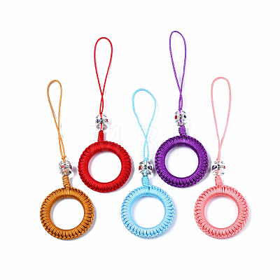 Polyester Tassel Woven Big Pendant Decorations FIND-N052-001-1