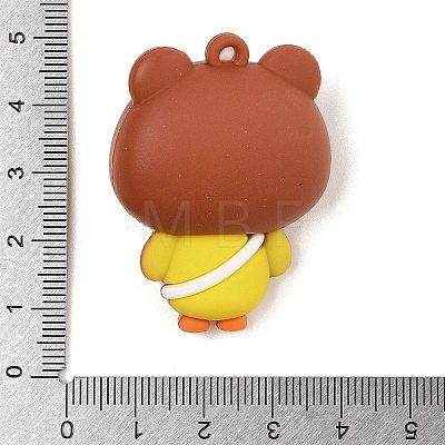 Cartoon Duckling Plastic Pendants FIND-R100-03A-1