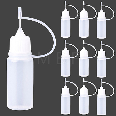 10Pcs Polyethylene(PE) Needle Applicator Tip Bottles TOOL-GF0003-52A-1