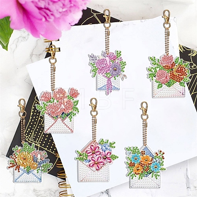 Flower Envelope DIY Pendant Decoration Kit PW-WG51724-01-1