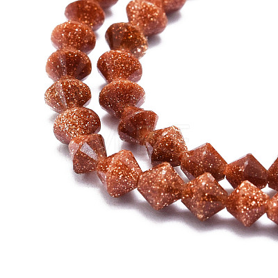 Synthetic Goldstone Beads Strands G-E569-E02-1