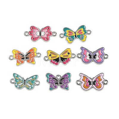 Alloy Enamel Connector Charms AL-CBA0DA2-03P-1