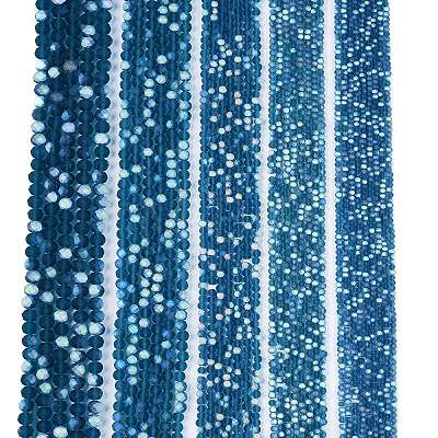 Transparent Glass Beads Strands EGLA-A044-T4mm-MB27-1