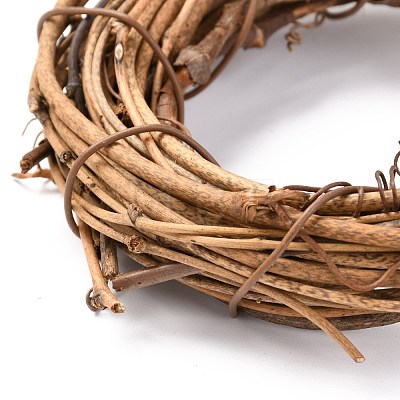 Circle Shape Rattan Vine Branch Wreath Hoop DIY-B022-01A-1