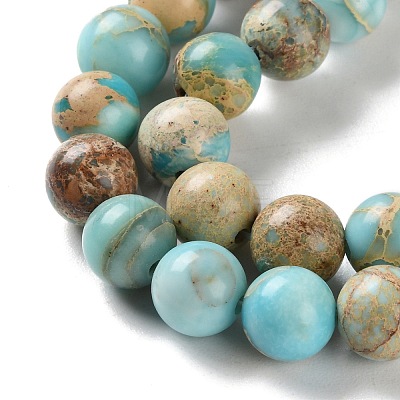 Dyed Natural Regalite/Imperial Jasper/Sea Sediment Jasper Beads Strands X-G-B124-C01-15-1