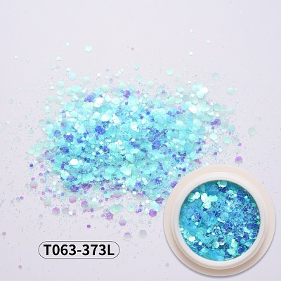 Shiny Nail Art Glitter Flakes MRMJ-T063-373L-1