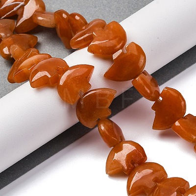 Natural Red Aventurine Beads Strands G-F783-G01-01-1