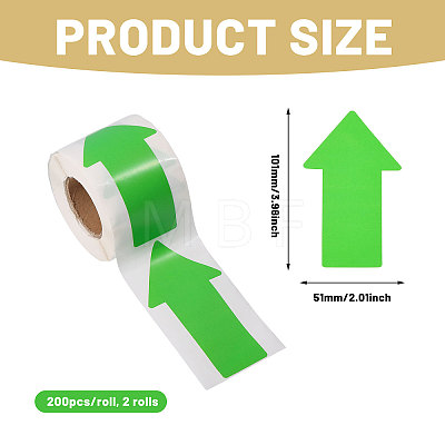 2 Rolls Handmade Arrows Stickers DIY-CA0008-25-1