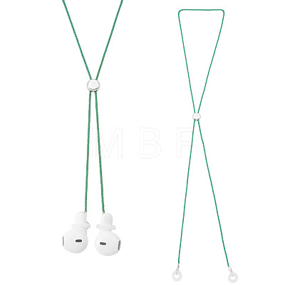 2Pcs Polyester Earphone Cord Straps HJEW-TAC0166-1