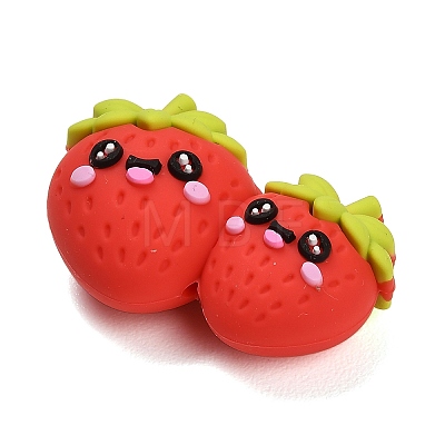 Fruit Theme Food Grade Eco-Friendly Silicone Beads SIL-I022-02B-1