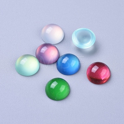 Translucent Resin Cabochons X-RESI-S361-10mm-M-1