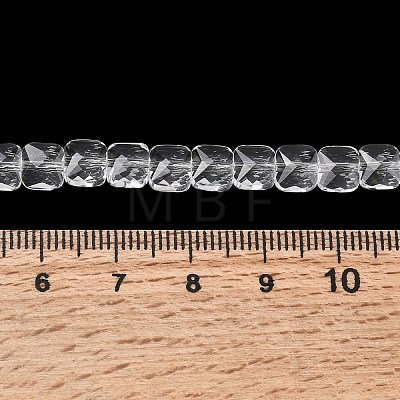 Transparent Glass Beads Strands X-GLAA-L050-A18-1