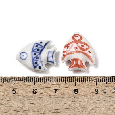 Handmade Porcelain Ceramic Beads PORC-Z003-04B-1