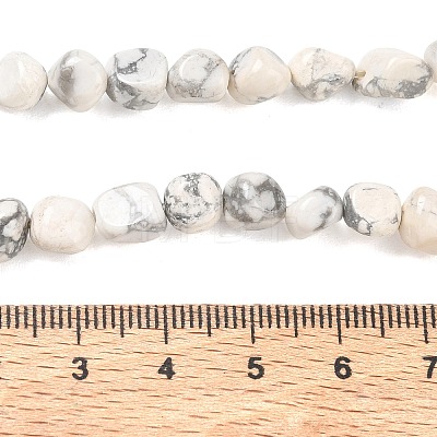 Natural Howlite Beads Strands GG-CBA9392-10-1
