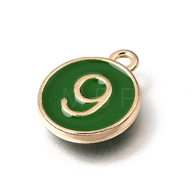 Alloy Enamel Charms ENAM-T010-07H-1
