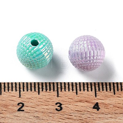 Opaque Acrylic Beads OACR-Z013-32-1