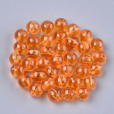 Transparent Plastic Beads KY-T005-6mm-633-1