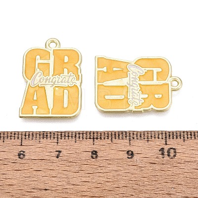 Alloy Enamel Pendants ENAM-Q004-01KCG-01-1