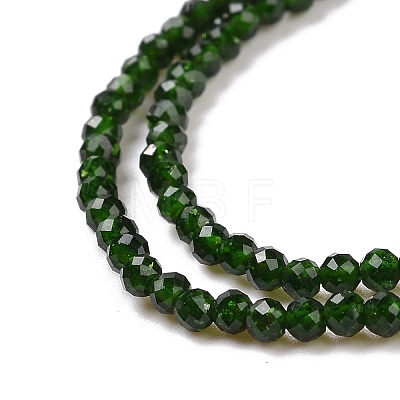 Synthetic Green Goldstone Beads Strands G-E591-07A-1