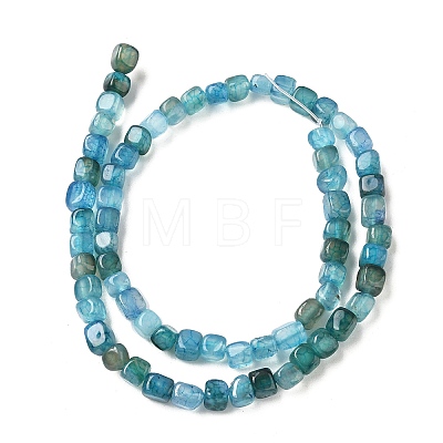 Natural Dragon Veins Agate(Dyed & Heated) Beads Strands X-G-G177-E15-03-1