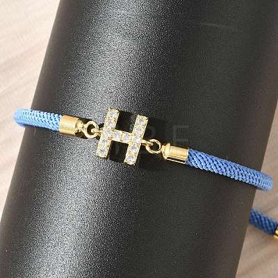 Adjustable Nylon Cord Bracelets BJEW-C096-01G-08-1