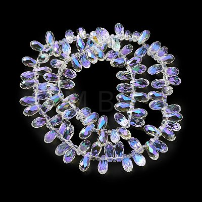 Electroplate Glass Beads Strands EGLA-B006-01A-FR03-1