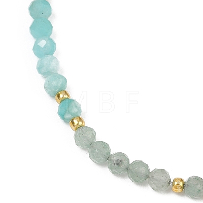 Chakra Natural Mixed Gemstone Chips Beaded Bracelets for Women BJEW-JB11631-03-1