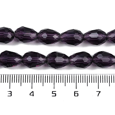 Transparent Imitation Jade Glass Beads Strands GLAA-N005-T4mm-D06-1