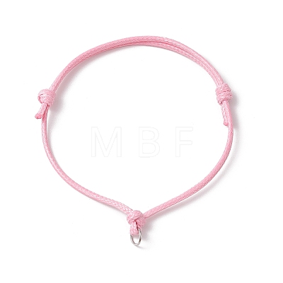 6Pcs 6 Colors Adjustable Waxed Polyester Cord Bracelet Making AJEW-JB01318-02-1