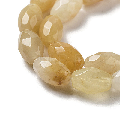 Natural Topaz Jade Beads Strands G-P520-C13-01-1