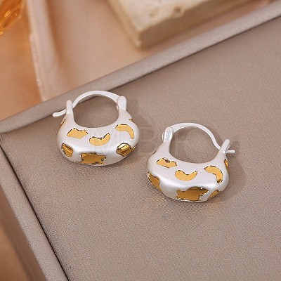 Brass Hoop Earrings for Women WG9F1FC-01-1