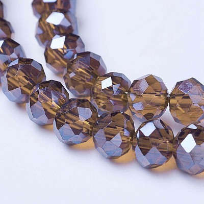 Electroplate Glass Beads Strands EGLA-A044-T4mm-A02-1