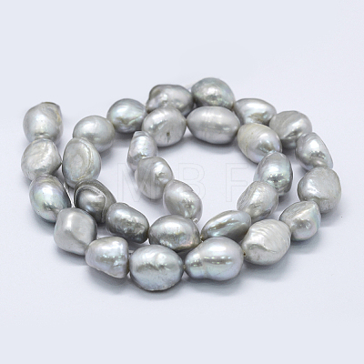 Natural Cultured Freshwater Pearl Beads Strands PEAR-K004-05E-1
