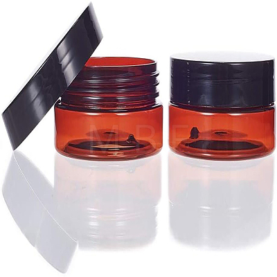 Plastic Cosmetics Cream Jar AJEW-WH0096-29-1