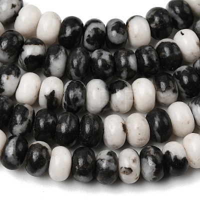 Natural Zebra Jasper Beads Strands G-A280-A22-01-1