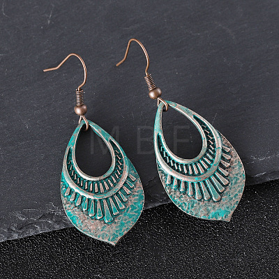 Bohemian Style Zinc Alloy Dangle Earrings FS-WG726AC-01-1
