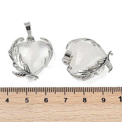 Natural Quartz Crystal Pendants G-Q025-01P-02-1