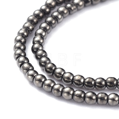 Electroplate Glass Beads Strands EGLA-K014-A-FP02-1