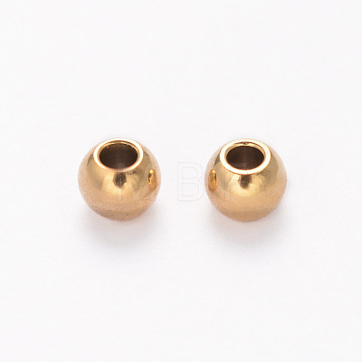 Ion Plating(IP) 304 Stainless Steel Spacer Beads LS-STAS-G130-23G-2MM-1