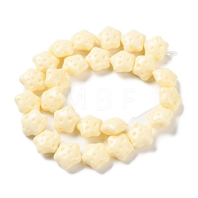 Synthetic Coral Beads Strands G-C103-A01-02-1