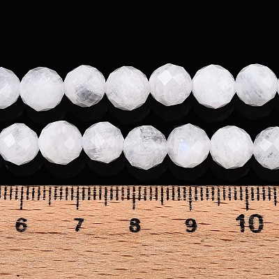 Natural Moonstone Beads Strands G-S345-8mm-36-1