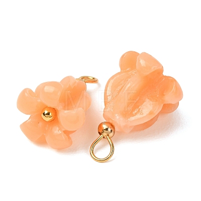 Dyed Synthetic Coral Pendants GG-CBAC295-01G-05-1