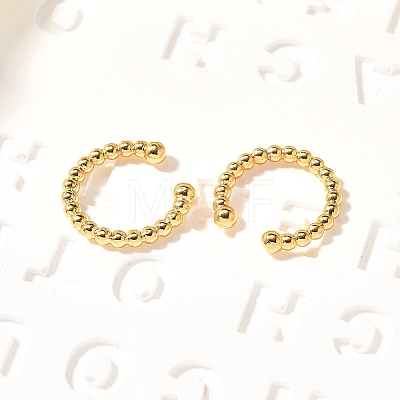 Brass Cuff Earrings EJEW-L244-02G-1