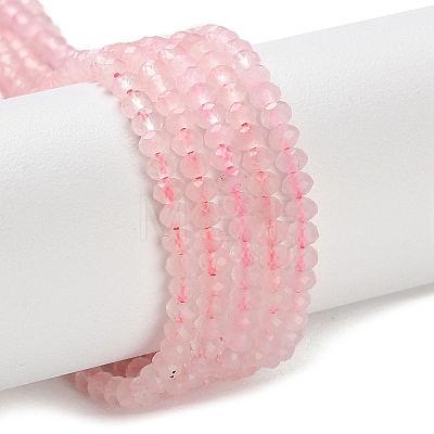 Natural Rose Quartz Beads Strands G-N342-22-1