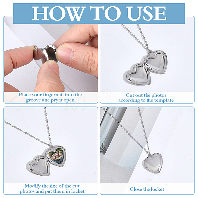 24Pcs 2 Styles 316 Stainless Steel & 304 Stainless Steel Blank Stamping Tag Locket Pendants STAS-ME0003-37-1