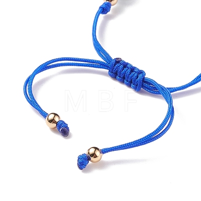 Half Finished Adjustable Braided Nylon Thread Bracelets AJEW-JB01130-1