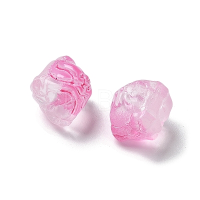 Baking Paint Transparent Glass Beads X1-GLAA-C035-01I-1