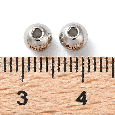 Rack Plating Brass Spacer Beads KKB-I709-03E-P-1