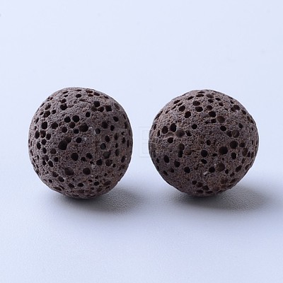 Unwaxed Natural Lava Rock Beads X-G-F325-8mm-M-1