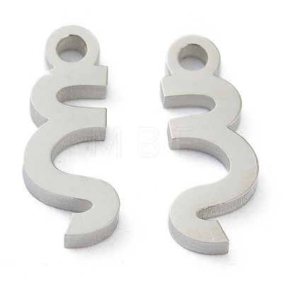 304 Stainless Steel Charms STAS-G244-01X-1